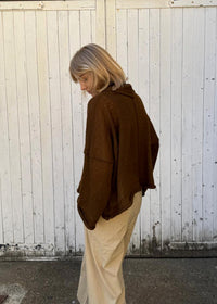 Alex Crop Sweater | Spice Brown