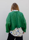 Alex Crop Sweater | Grass Green