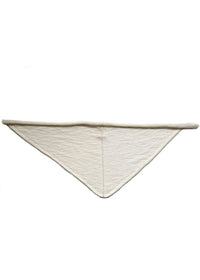 Triangle Necktie Scarf | Chalk White