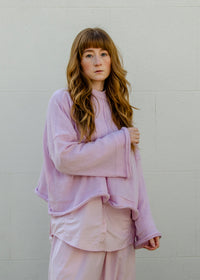 Alex Crop Sweater | Pale Pink