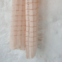 Cashmere Silk & Lurex Patti Scarf | Blush & Rose Gold