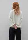 Alex Crop Sweater | Chalk
