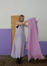 Eco Mohair Multifunctional Scarf | Bubblegum
