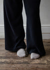 Recycled Cashmere Trousers | Black