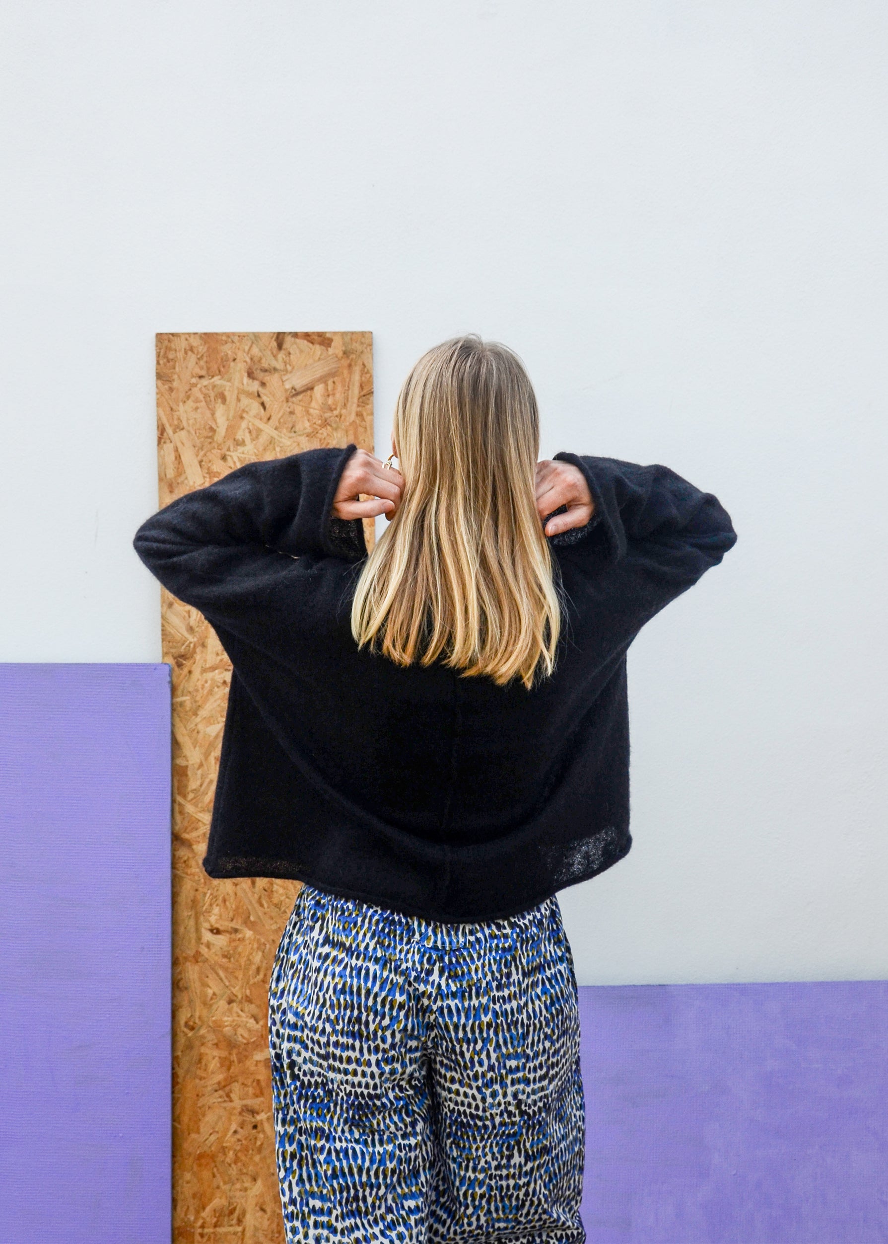 Eco Mohair Sweater | Black