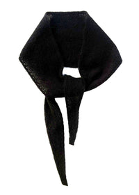 Eco Mohair Necktie | Black