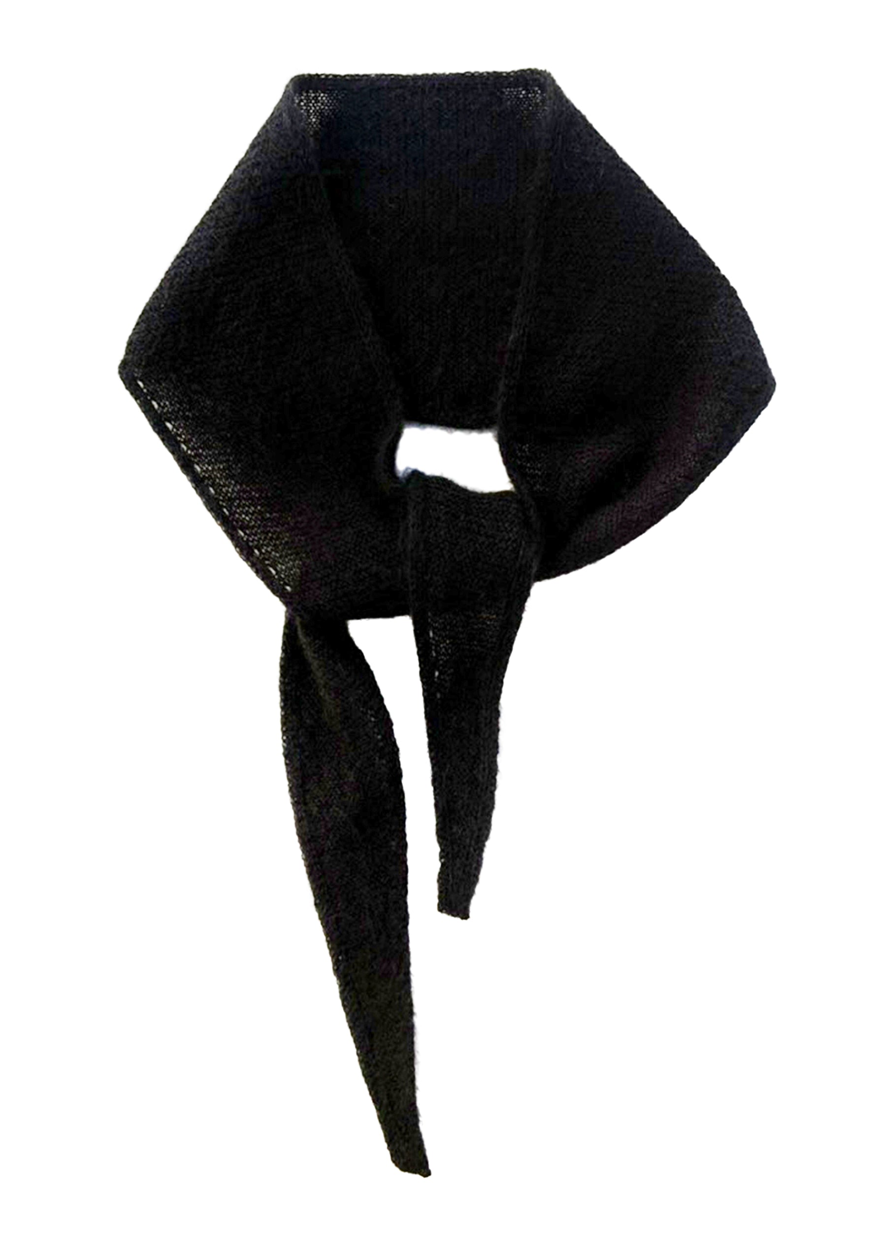 Eco Mohair Necktie | Black