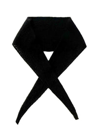 Eco Mohair Necktie | Black