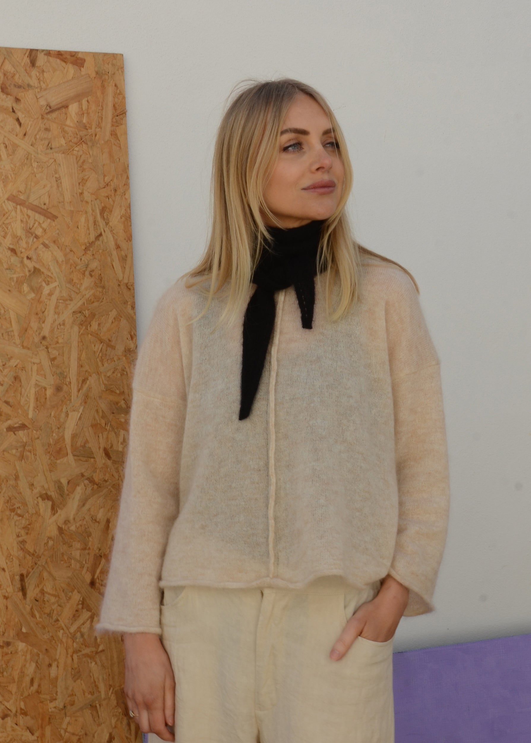Eco Mohair Sweater | Buttermilk
