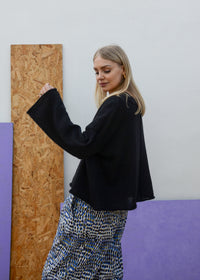 Eco Mohair Sweater | Black