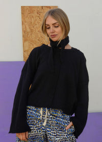 Eco Mohair Sweater | Black