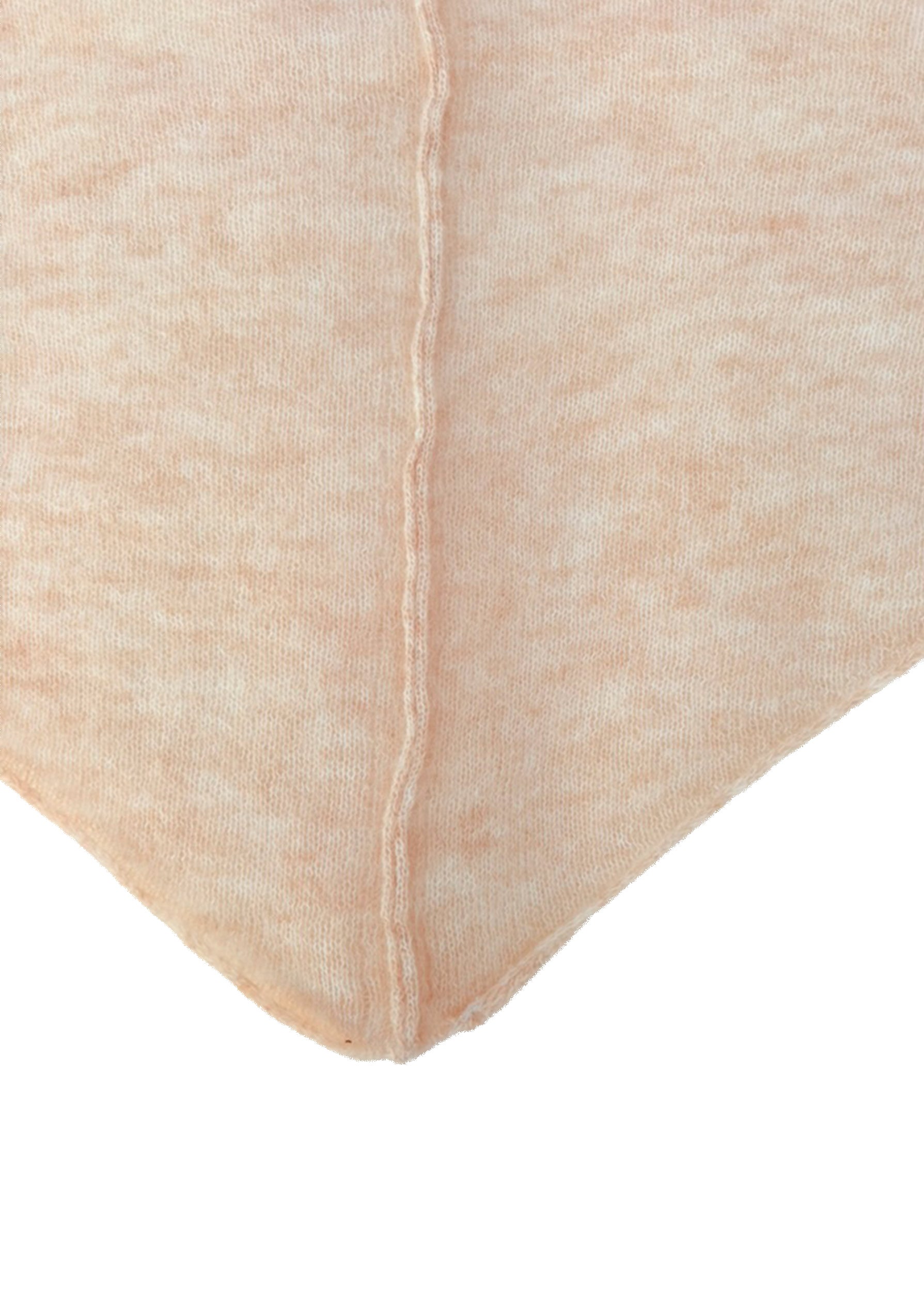 Eco Mohair Triangle Scarf | Buttermilk