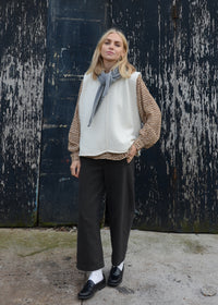 Cashmere Vest Top | Cream