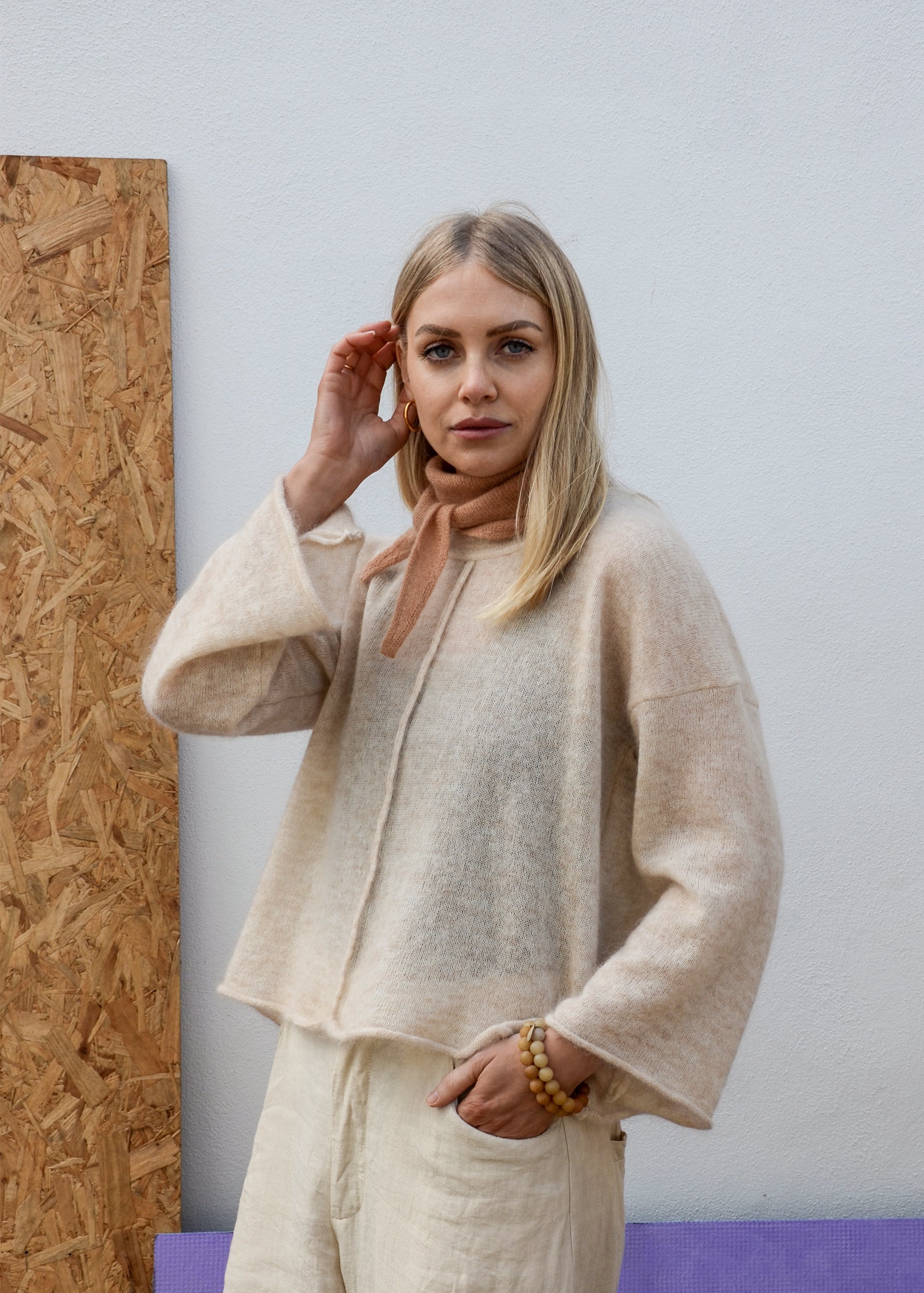 Eco Mohair Sweater | Buttermilk