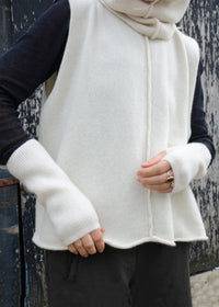 Cashmere Vest Top | Cream