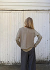 Alex Mohair Crop Vest Top | Dove Grey