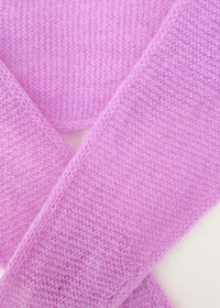 Eco Mohair Necktie | Bubblegum