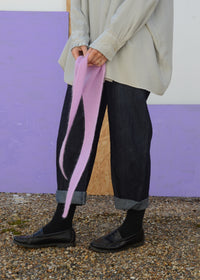 Eco Mohair Necktie | Bubblegum