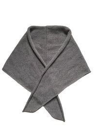 Cashmere Triangle Scarf | Mushroom