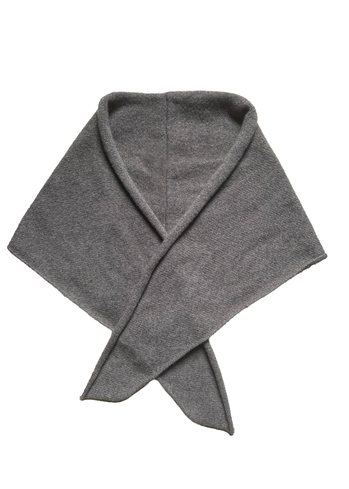Cashmere Triangle Scarf | Mushroom