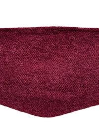 Alpaca blend necktie | Plum