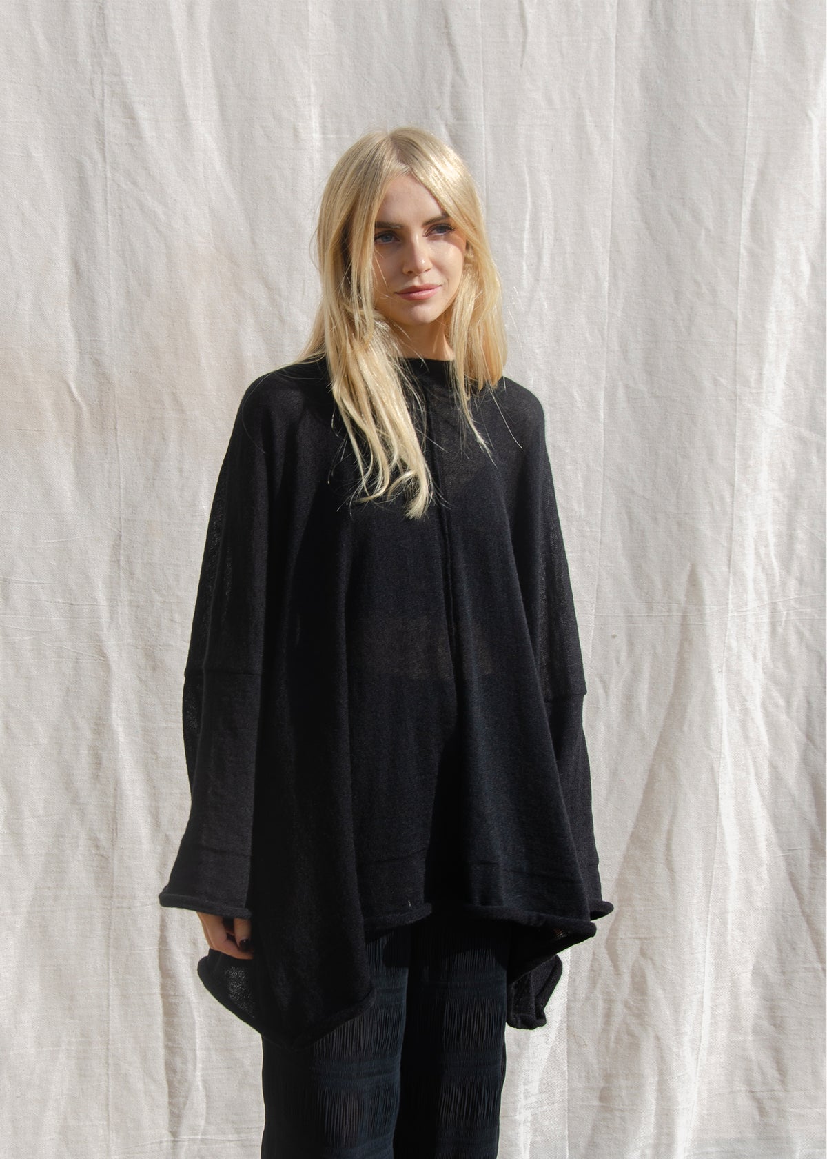 Alex Oversize Sweater | Black