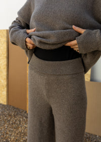 Cashmere Trouser | Mushroom